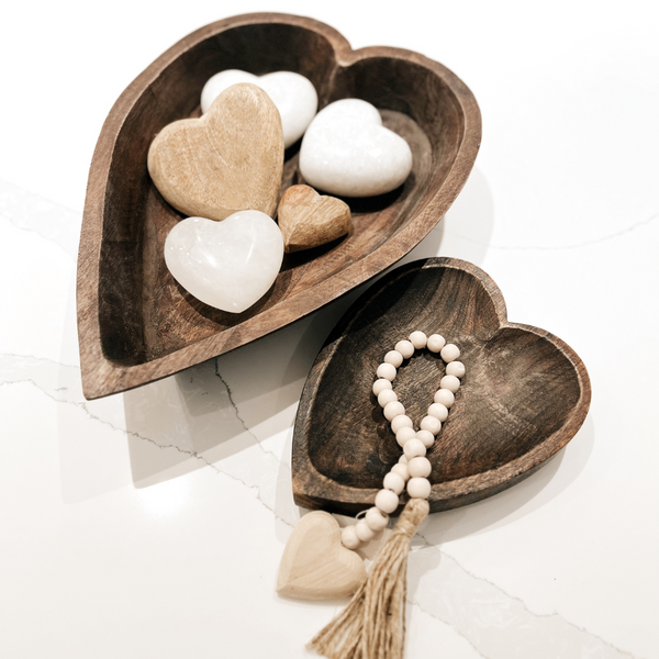 Wooden Heart - Large
